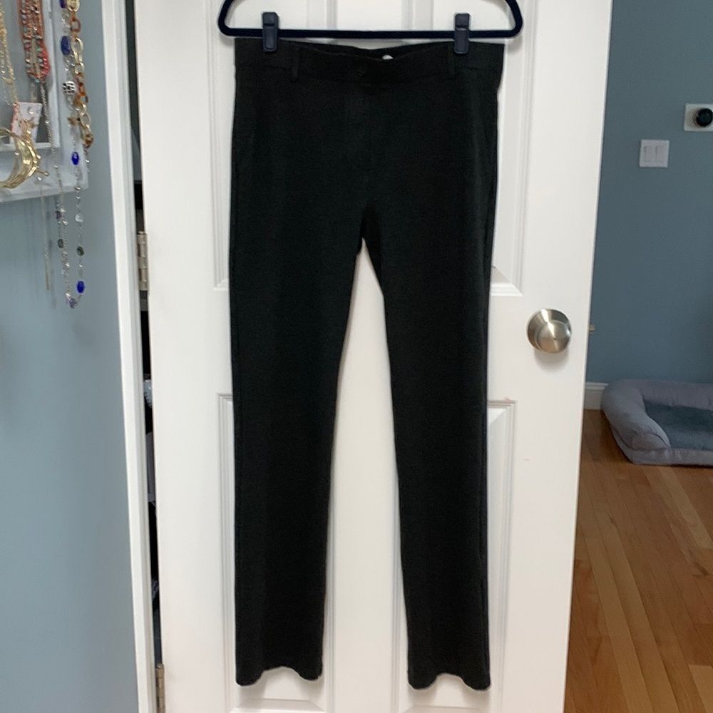 Betabrand Charcoal Knit Pants‎